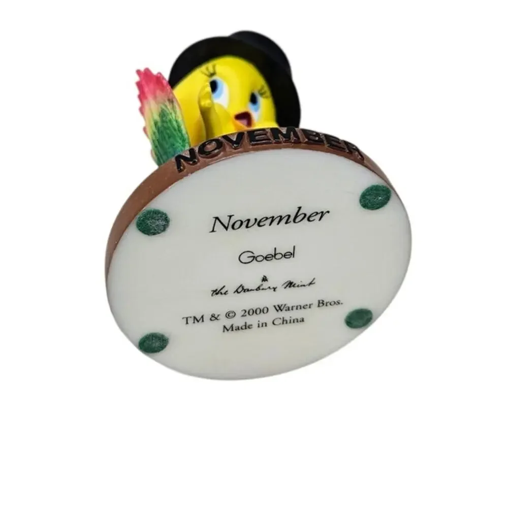 Vintage Tweety Bird Silvester Danbury Mint Perpetual Calendar 2000 NO DATE TILES